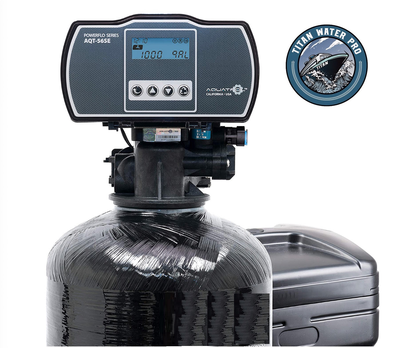 Aquatrol 56SE Whole House Water Softener | 64,000 Grain, 12"x52" Tank, 2.0 Cubic Ft Softening Resin