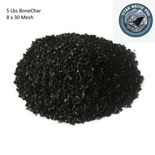 5 Lbs Bone Char Media Carbon - Kosher Certified 100 % Organic - Flouride Removal
