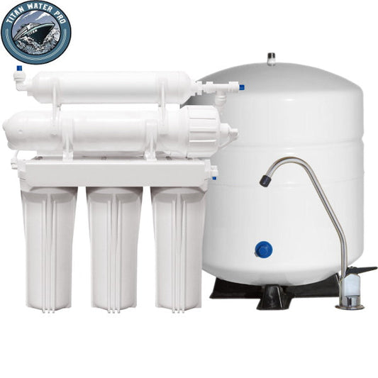 Reverse Osmosis Water Filter 6 Stage System, pH plus Alkaline - 50 GPD