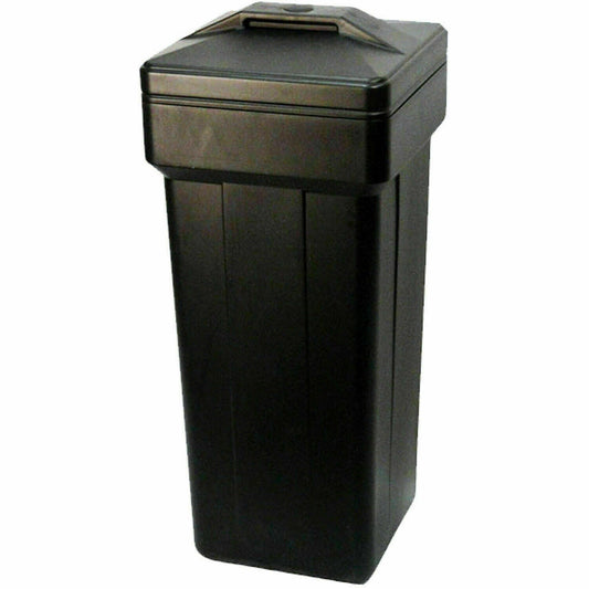 Complete square brine tank for water softener 15x35" with safety float valve