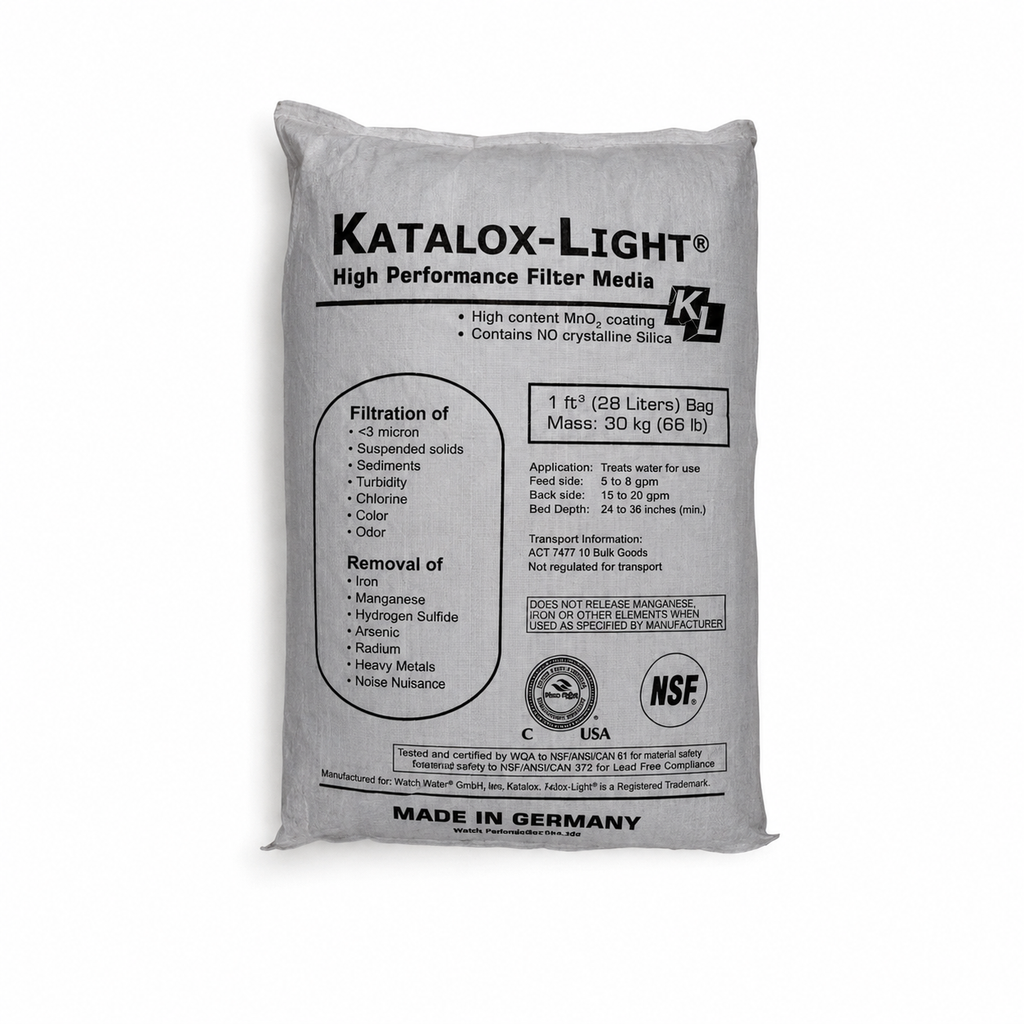 Whole House Water Filtration System 2.5 cuft Katalox Light 5600 Aio- Iron, Manganese, & Sulfur