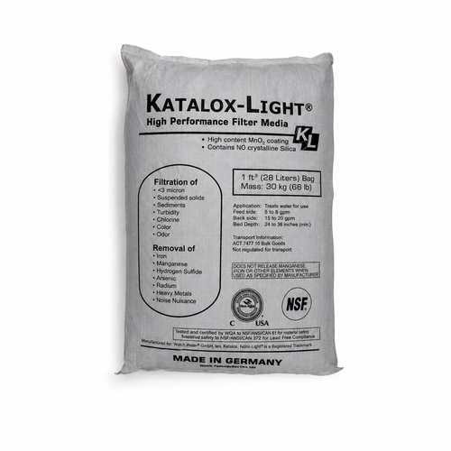 New Moon Fleck 5600 AIO Whole House Water Filtration System 2 cuft Katalox Light- Iron, Manganese, & Sulfur