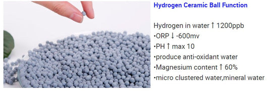 Hydrogen Water Ceramic Ball 1 lb - Negative Orp MV600 Potential