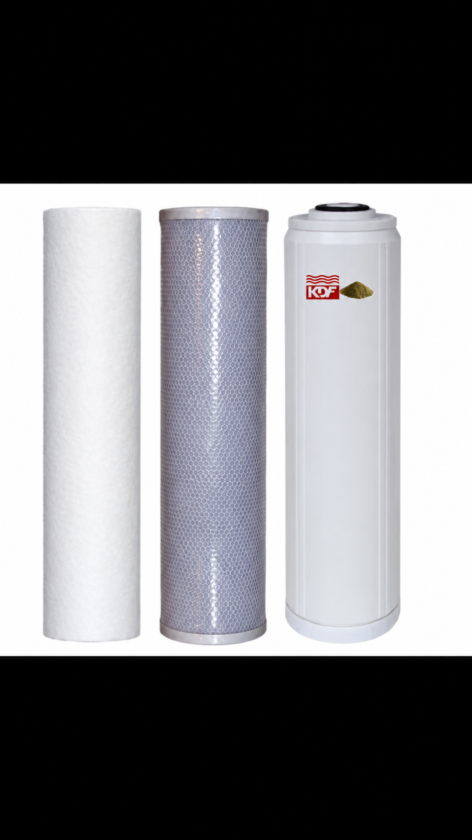 Big Blue Filter Set - Sediment, Carbon block, Catalytic Carbon/ KDF85