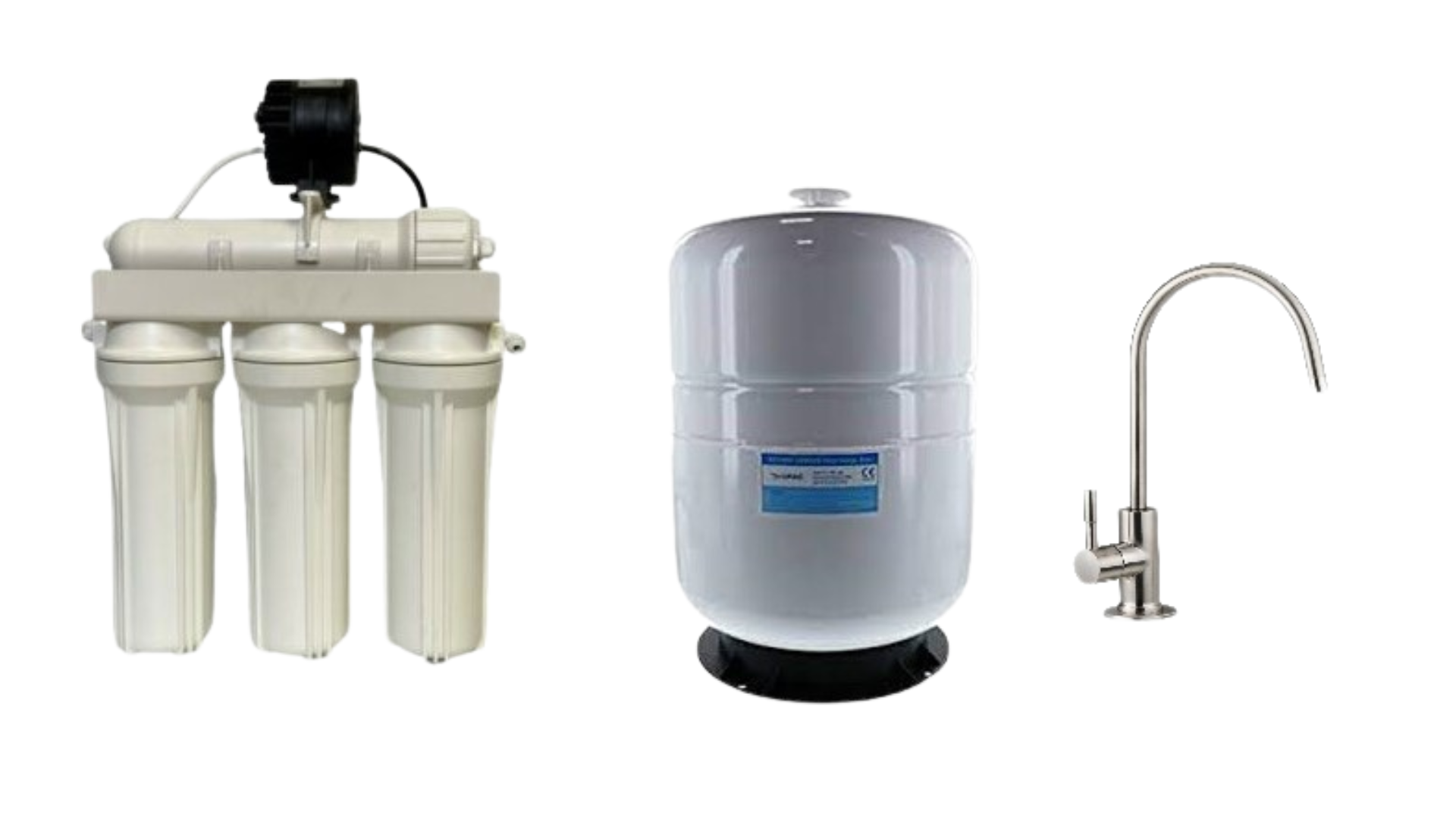 Luna Crescent- 5 Stage Under Sink Reverse Osmosis System W/ Permeate pump
