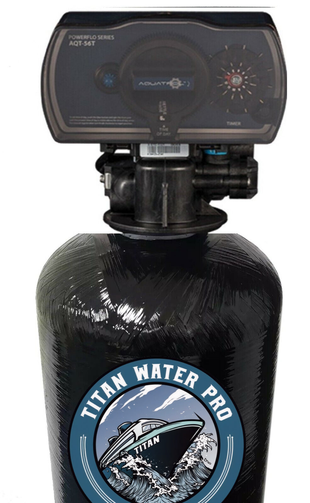 Whole-House Water Filter System Catalytic Carbon 2 CU FT AQT-56FT Backwash