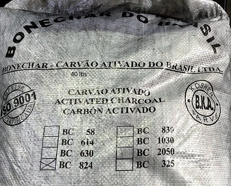 Bone Char Activated Charcoal Carbon  - Kosher - 27.5 lbs