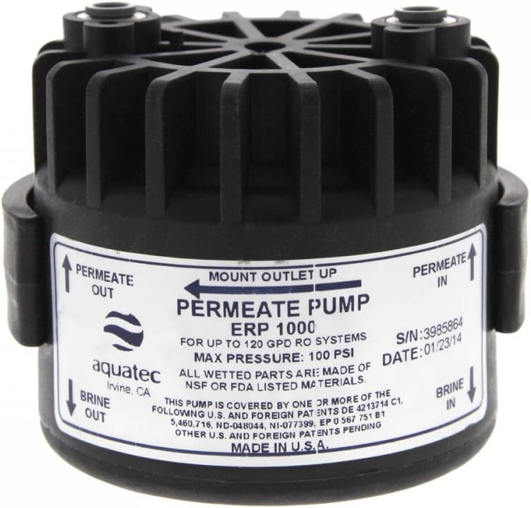 Luna Crescent- 6 Stage Remineralization Under Sink Reverse Osmosis System W/ Permeate Pump