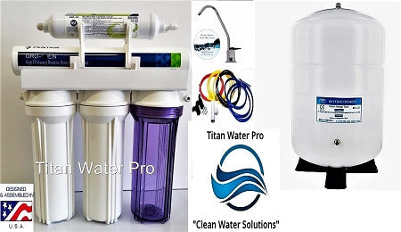 RO-Reverse Osmosis Water Filtration System 1:1 Ratio Pentair GRO75 Hi Recovery 