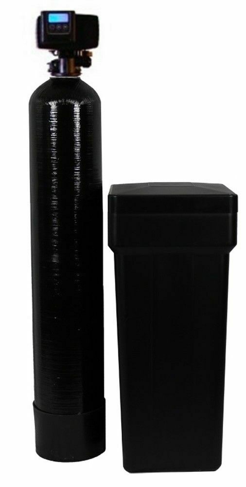 Whole house water softener 6400 K - Fleck 5600SXT Digital Metered Valve - 1435 Brine Tank 1" Bypass valve 